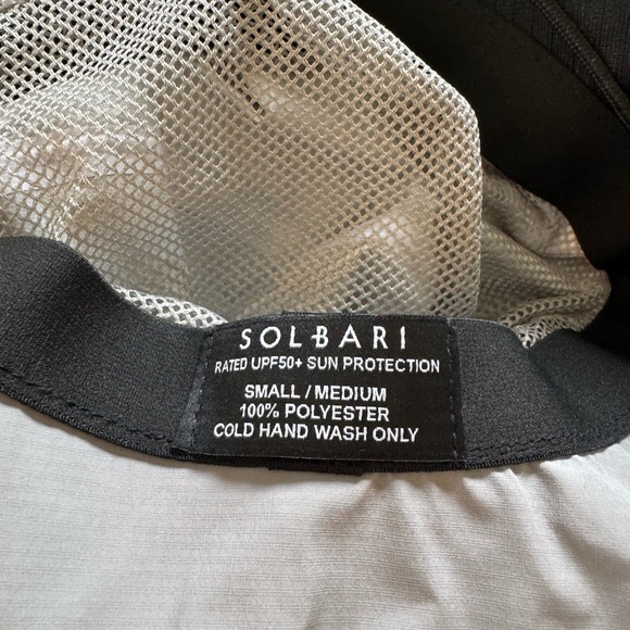 NWT I Solbari Women’s Technical Bucket Hat I color Silver Grey I Size S/M - Picture 6 of 7